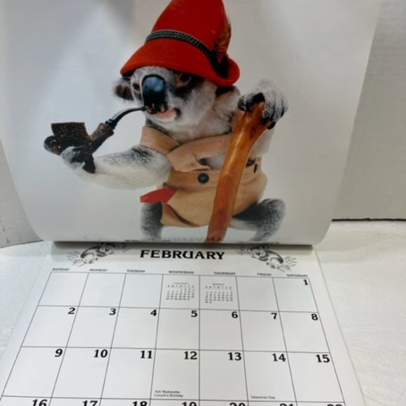 VTG "Sydney", the Qantas Koala Bear 1986 Calendar 12x12" - Picture 4 of 12
